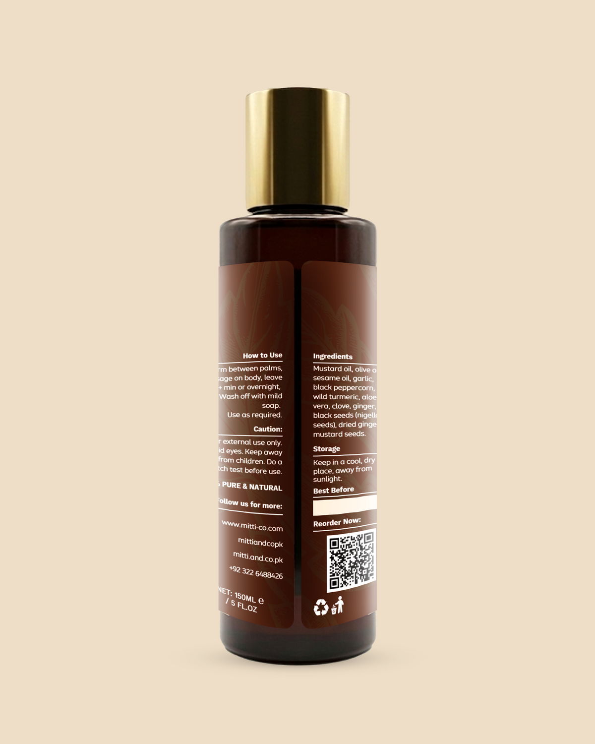 Organic Pain Relief Oil