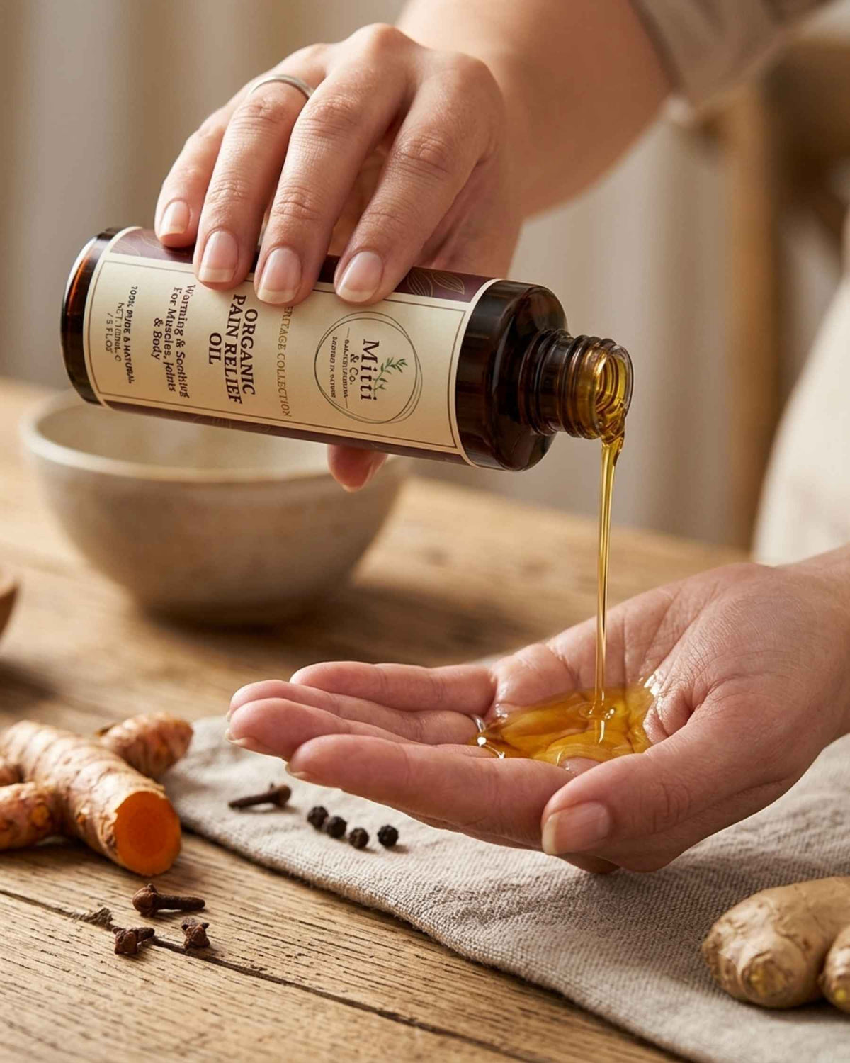 Organic Pain Relief Oil